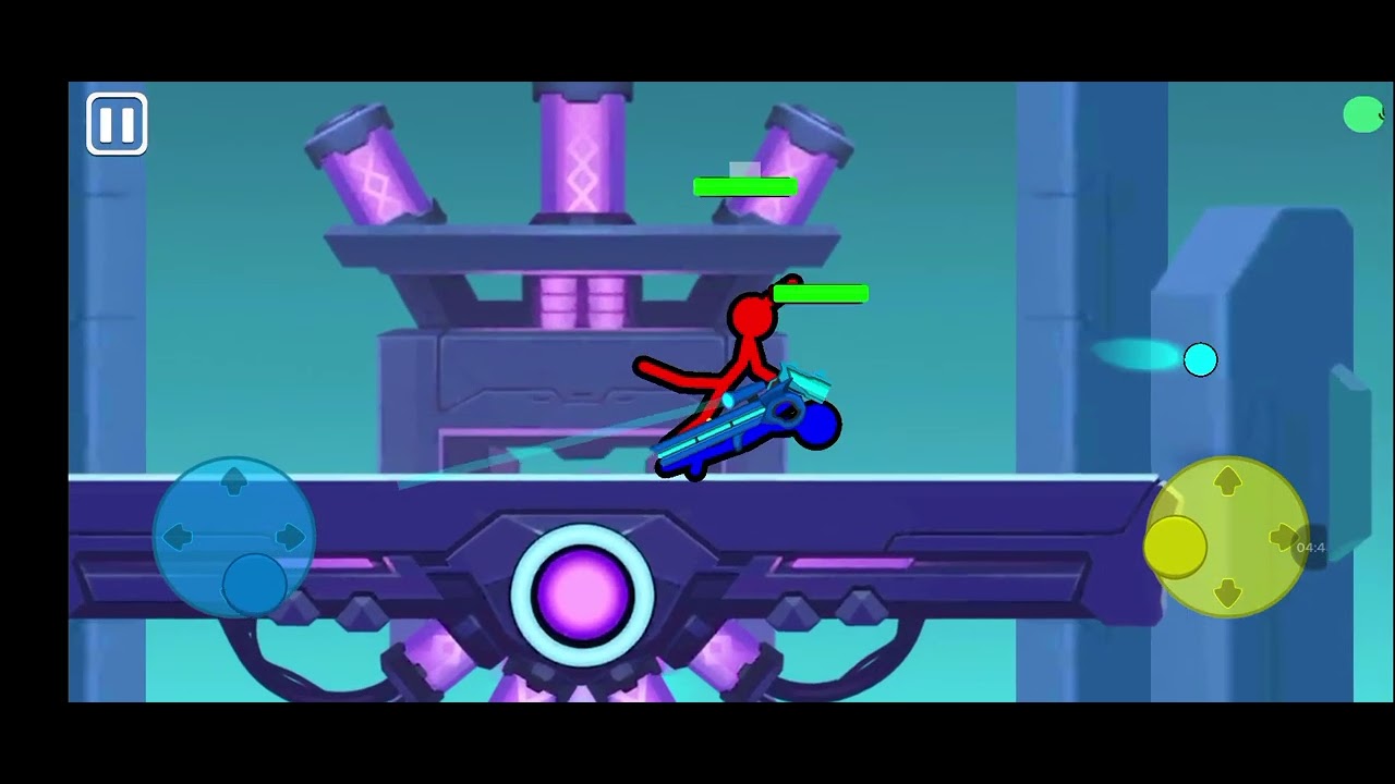 Stickman 🔴🔵 batalhando