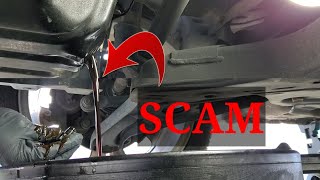 Watch for this oil change SCAM!