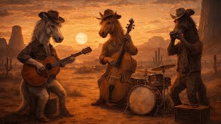 🐴🎶Wild Cowboy Western Horse Music🤠 Fast Country Instrumental for Energy & Drive