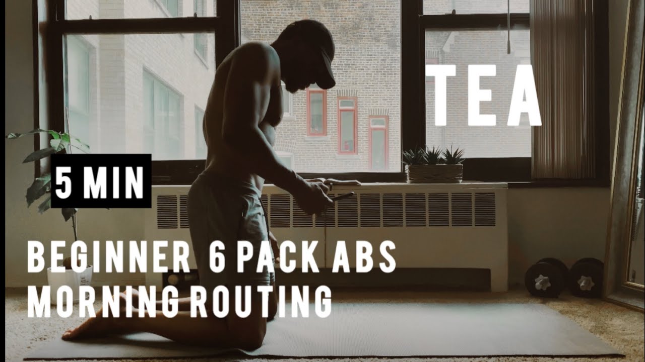 Beginner Six Pack Abs Morning Routine (Home Workout) YouTube