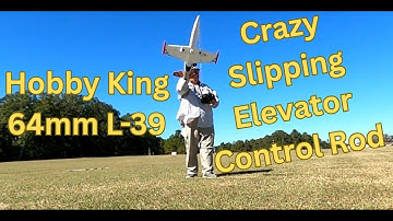 Hobby King 64mm L39 Loose Elevator Maiden #rcflying #rcplane
