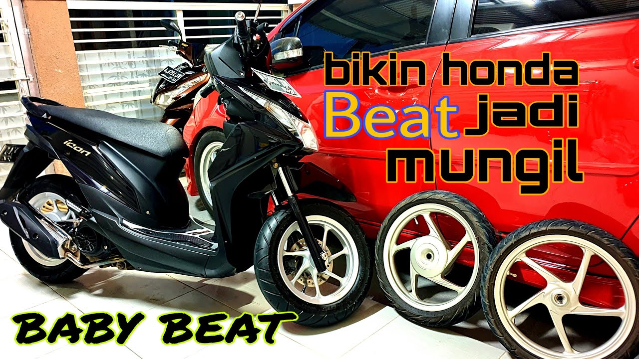 Pasang Velg Honda Scoopy Di Honda Beat Fi Modifikasi Honda Baby Beat YouTube