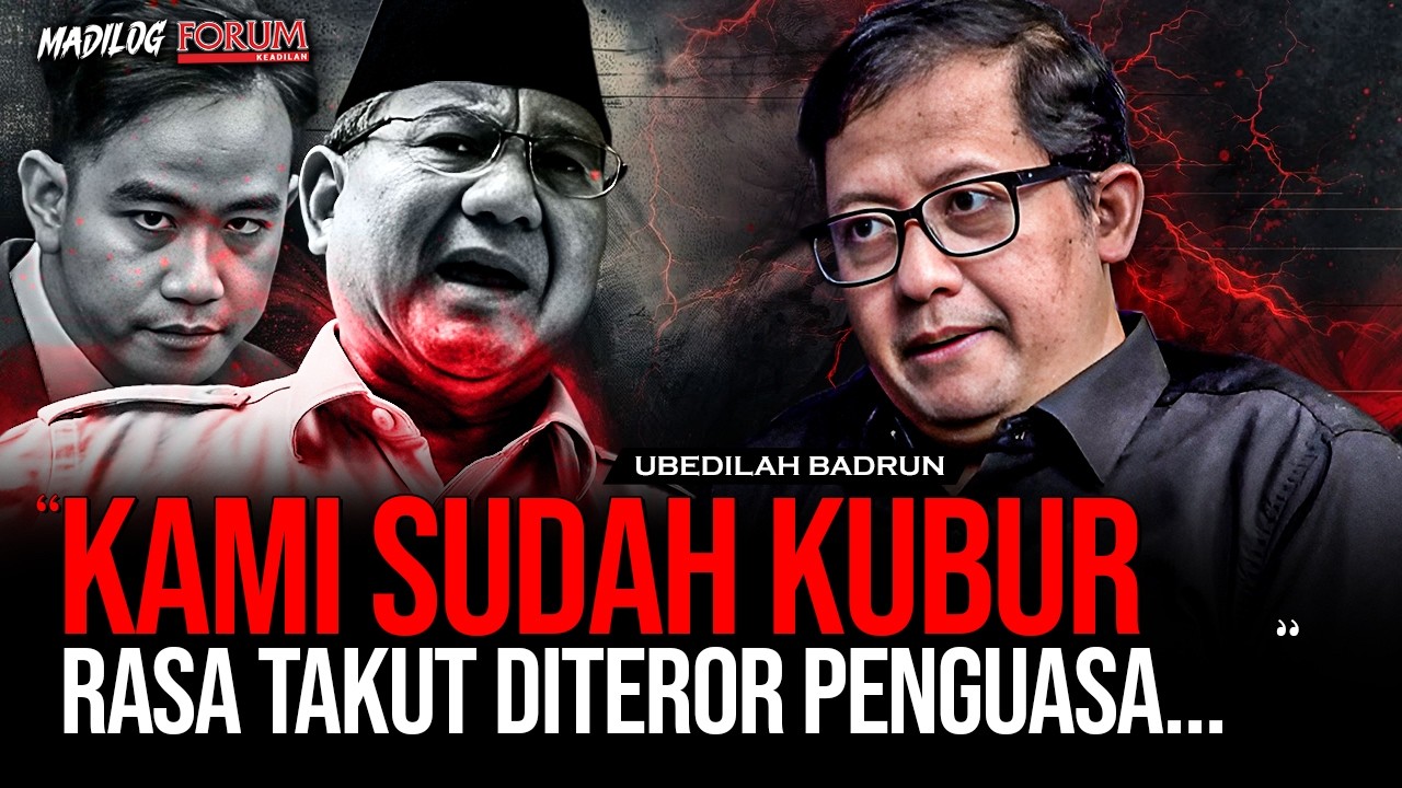 UBEDILAH BADRUN: PRABOWO GIBRAN BEBAN BANGSA INDONESIA