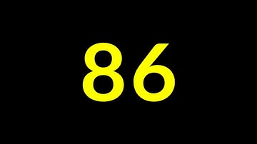 86 Seconds Countdown Timer With Sound Effect