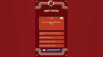 Quiz 187: Master Ruby Programming in 30 Seconds! #quiz #ruby #shorts #codingfacts