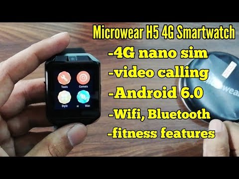 Microwear H5 4G Smartwatch Unboxing & Giveaway