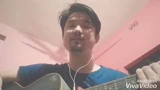 Video thumbnail of "Kaha pokhincha ashu cover version"