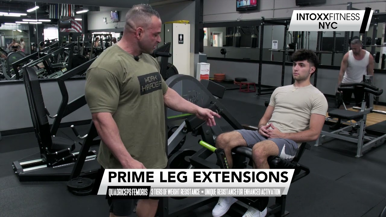 Prime Leg Extension Demonstration at Intoxx Fitness Oakwood 