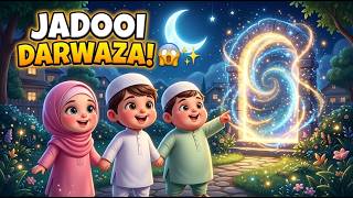 Teen Bachon Ko Mila Jadoo Ka Raaz! 🌙✨ | Islamic Moral Story for Kids | Urdu Cartoon.