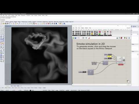 Rhino/Grasshopper: Smoke Simulation in 2D