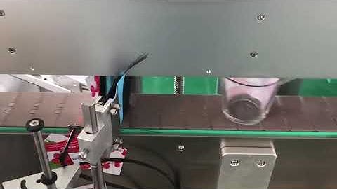 cone cup labeling machine