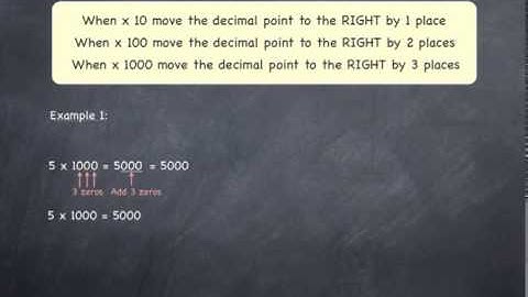 Multiplying by powers of 10: Examples (Part 1)