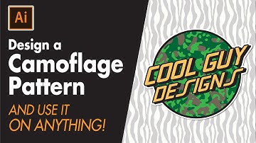 Make a Camoflage Pattern - Adobe Illustrator Tutorial for Beginners