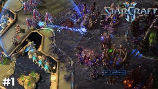 Starcraft 2 (Gameplay 1) Offline vs Medium Ai (Pc Strategy) No Commentary