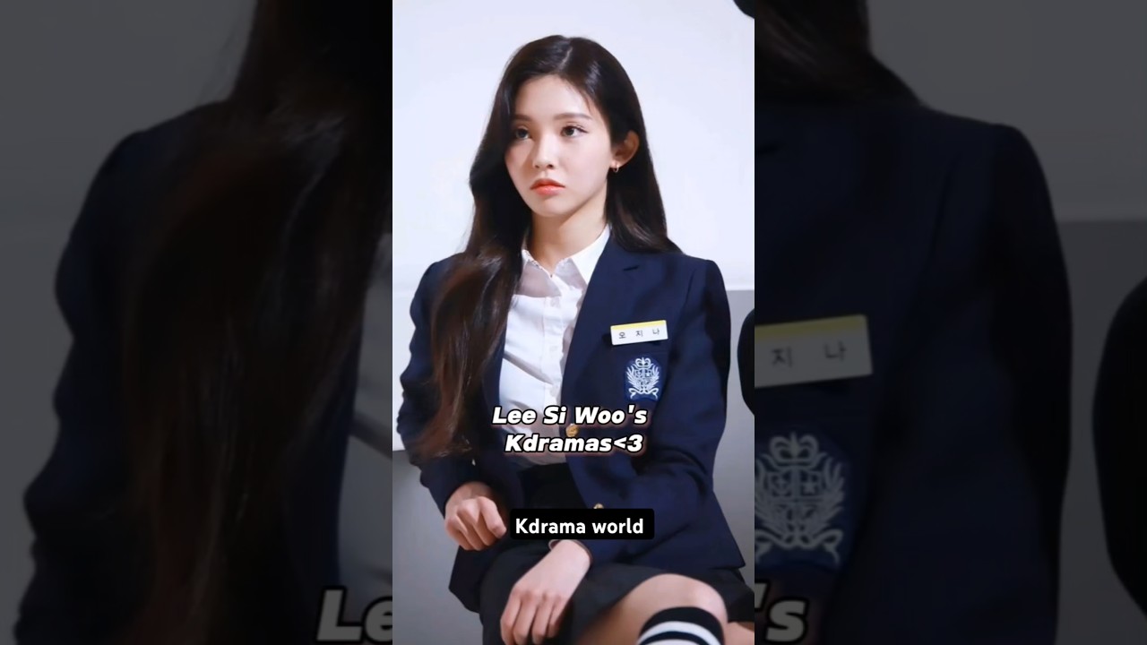 Lee si woo kdrama