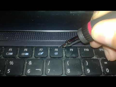 Video: Cómo Quitar El Teclado De La Computadora Portátil