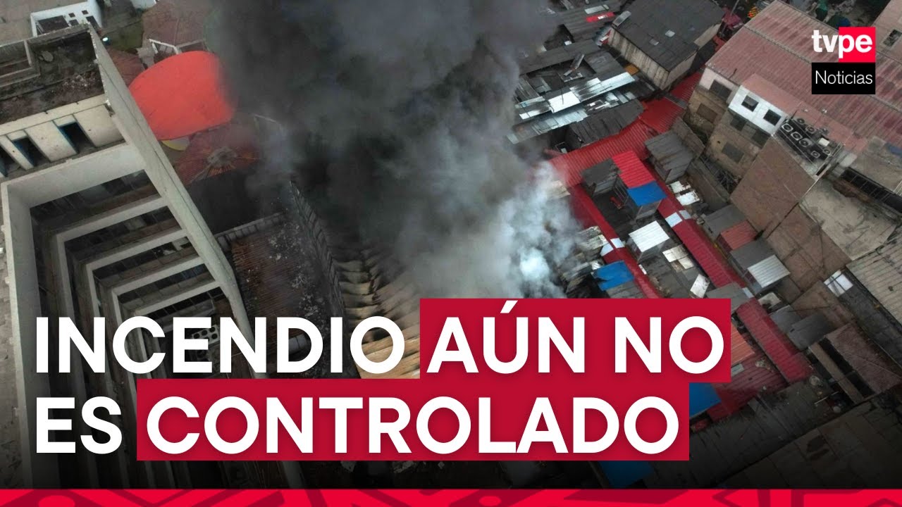 Incendio en Mesa Redonda: se cumplen más de 9 horas del siniestro y aún no ha sido controlado