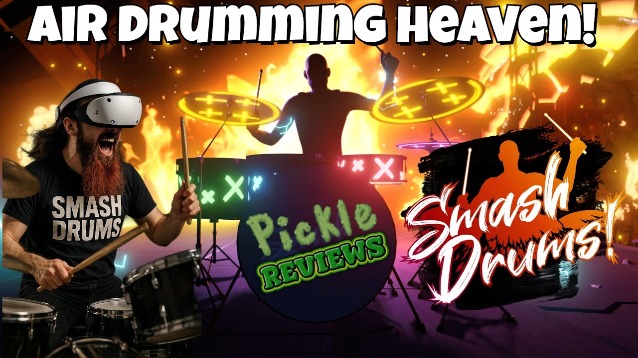 Air Drumming Heaven!! // Smash Drums REVIEW PSVR2 - YouTube