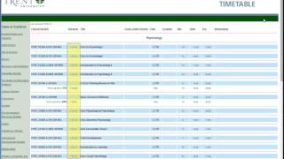 3 - Academic Timetable Tutorial