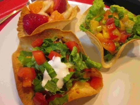The Cutest Mexican Tostada Cups ~ Cinco de Mayo Recipe
