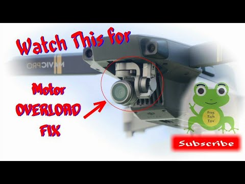 dji mavic pro gimbal motor load too large