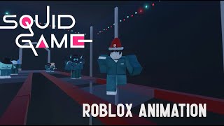 Glass Bridge! Squid Game Roblox Animation!