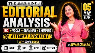 Hindu Editorial Analysis | 5th May 2026 | Reading, Vocab, Grammar, RC (Mains) | Rupam Chikara Ma'am
