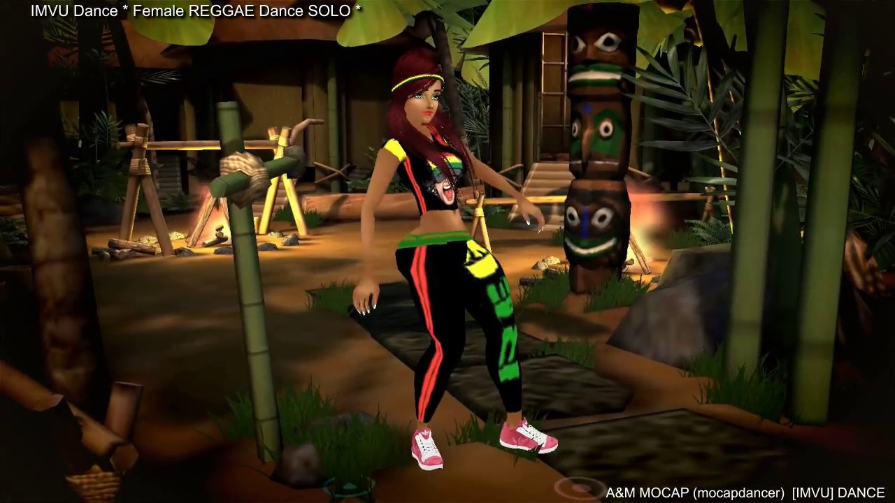 Imvu Female Reggae Dance Solo 3d Dance Animation By Aandm Mocap