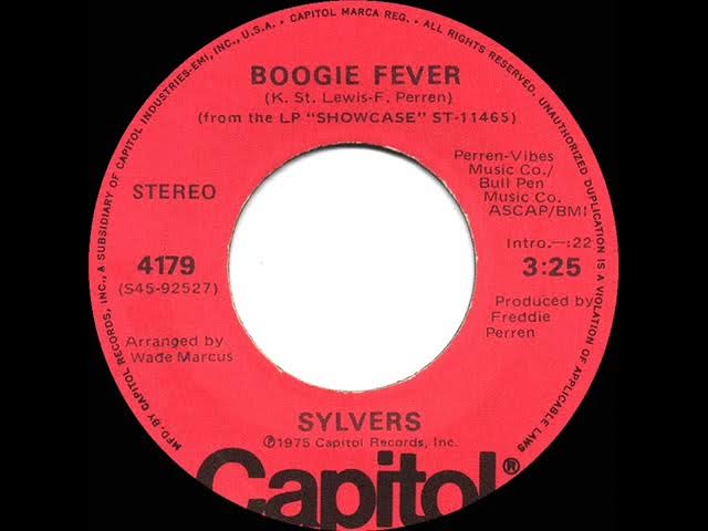 1976 HITS ARCHIVE: Boogie Fever - Sylvers (a #1 record--stereo 45)