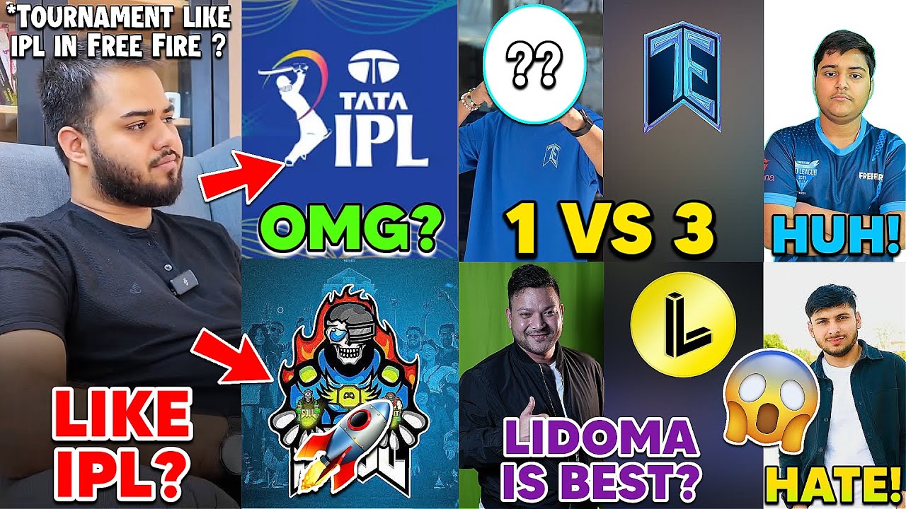 What If IPL Like in Free Fire..FRANCHISE? 🚀Team Elite Player 😳 Why Lidoma is Best, Nonstop Hate? 😡