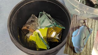 Can you tumble just any glass into sea glass?