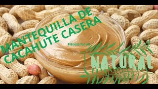 Mantequilla de cacahute crunchy casera con thermomix