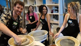 So I got the biggest streamers to take a pottery class