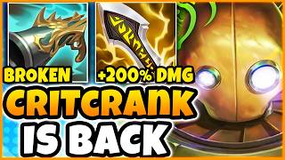FULL CRIT BLITZCRANK JUNGLE IS BACK, 2 SHOTTING EVERYONE