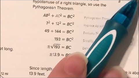 Chapter 5 Lesson 6 Use the Pythagorean Theorem Ravenclaw Math 8