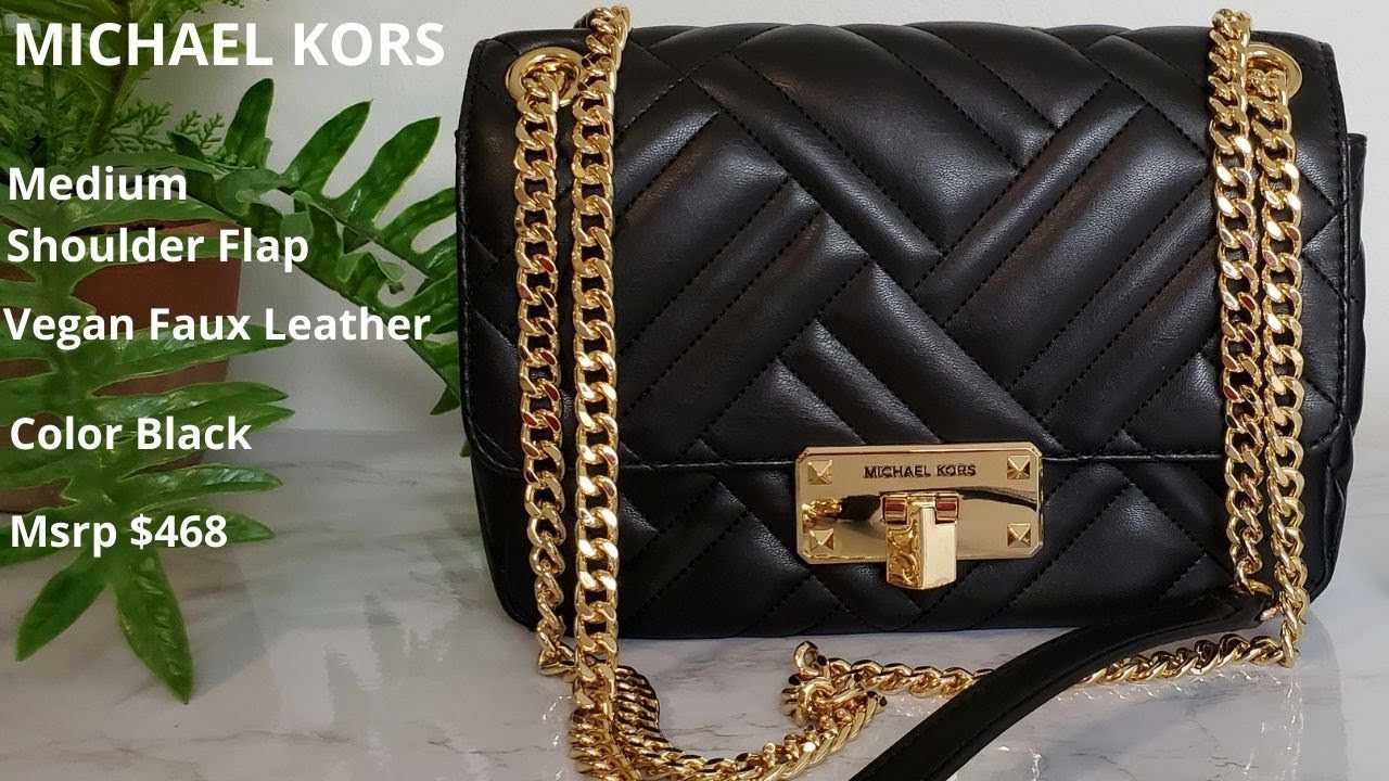 MICHAEL KORS Medium Shoulder Flap Vegan 