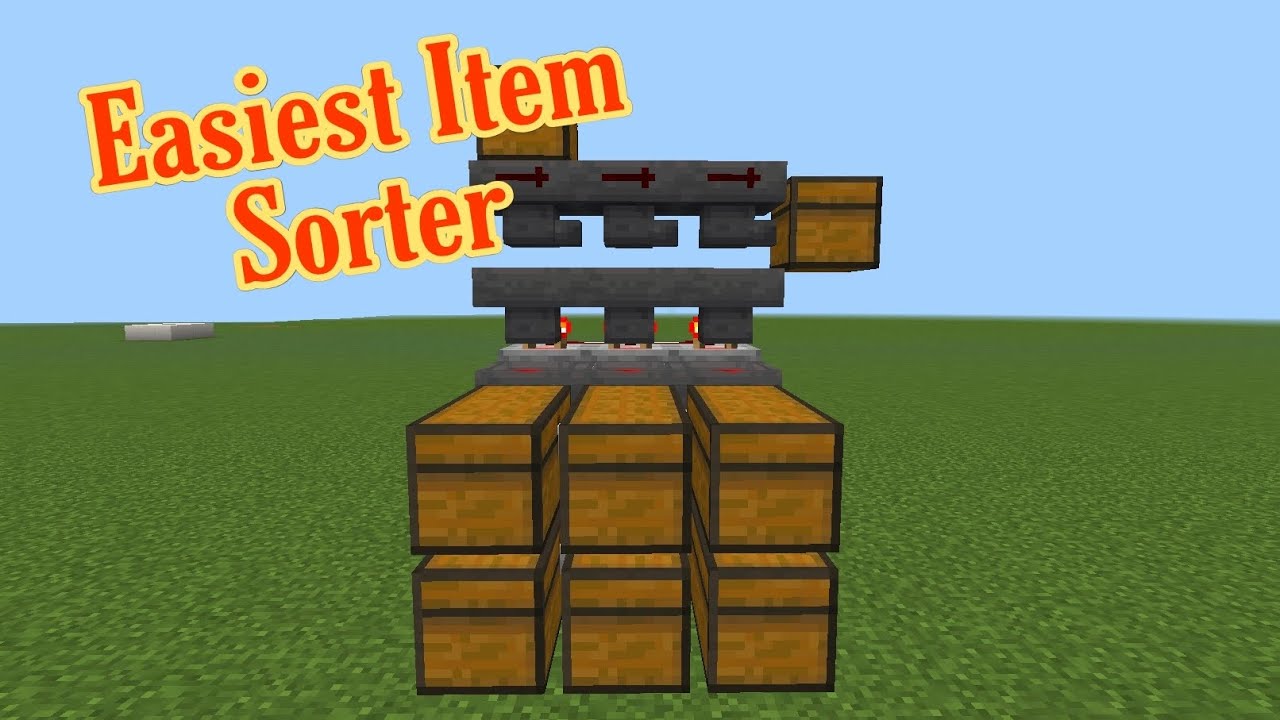 Easy Item Sorter for Minecraft Bedrock 1.21+ - YouTube