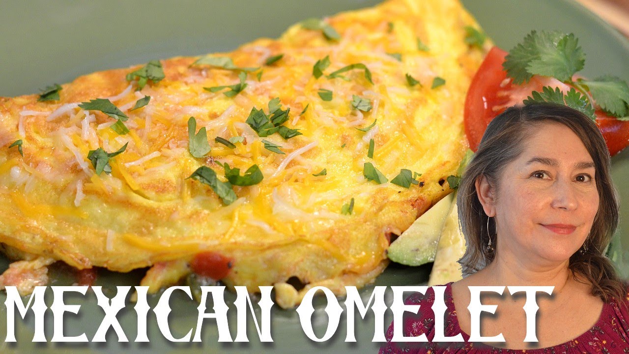 Mexican Omelet Recipe -- How to Make a Mexican Omelet - YouTube