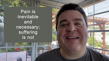 Pain is inevitable and necessary; suffering is not || #pain #suffering #sufferings #enlightenment