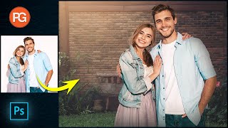 How to Change Background in Photoshop || couple photo editing || Patel Graphics screenshot 5