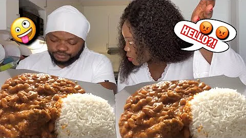 IGNORING MY WIFE MUKPRANK ! AFRICAN FOOD MUKBANG! MADESU NA LOSO