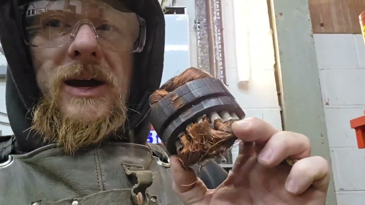 Recovering the copper from electric motors