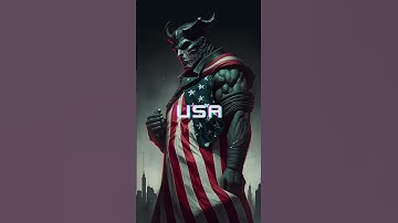 Asking Ai to Create a Super Villain for Every Country Part 1 #shorts #ai #marvel