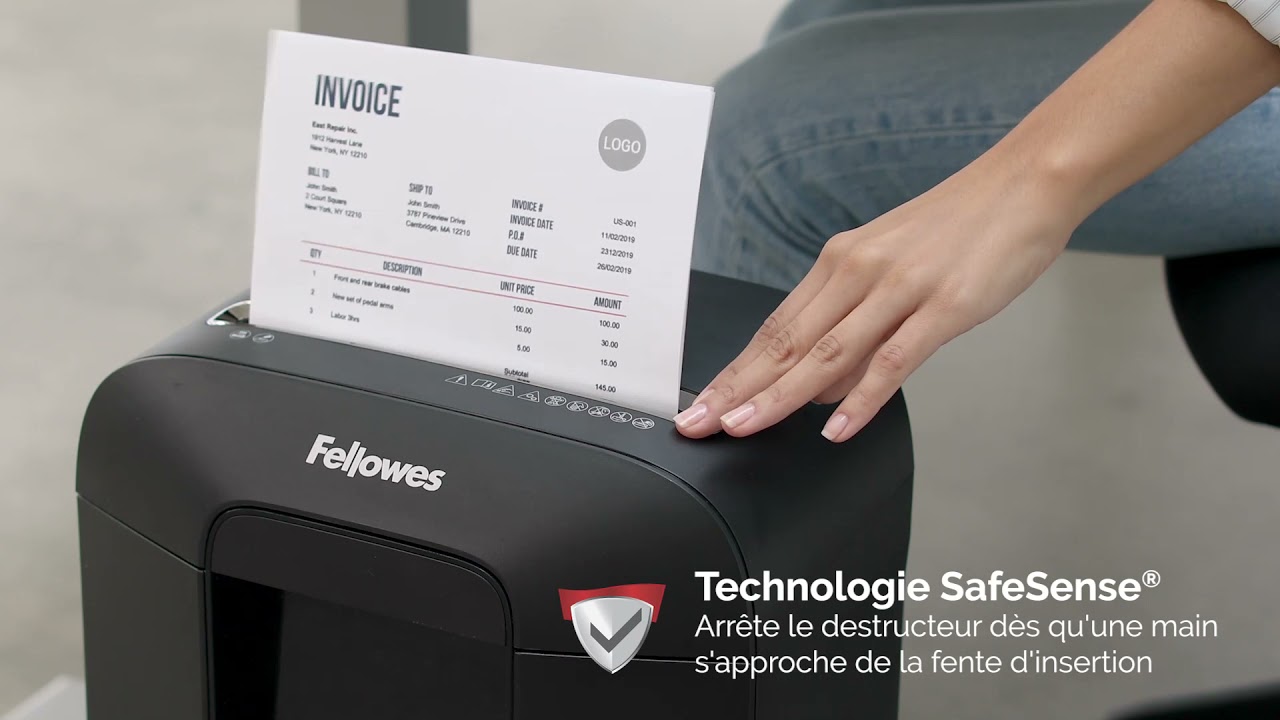 Destructeur Fellowes LX85  - usage individuel en télétravail ou au bureau