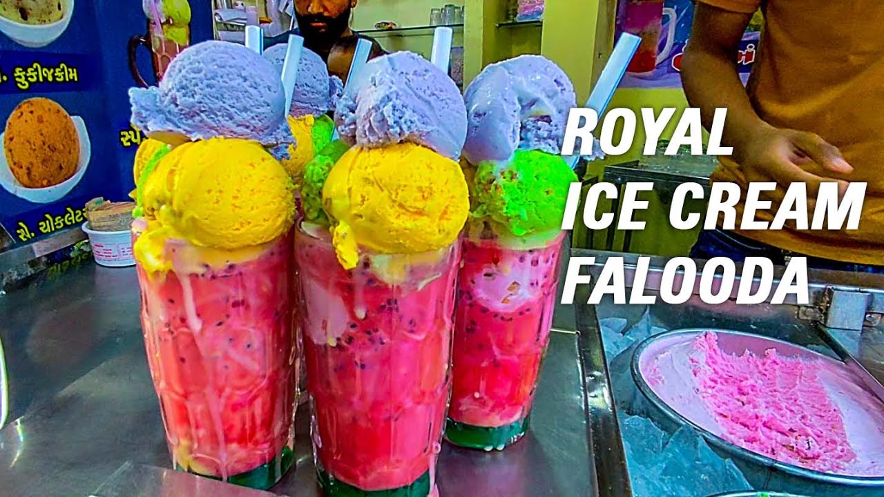INDIA'S FASTEST FALOODA MAKER | INDIAN STREET FOOD | HANUMANTE FLOODA | SURAT STREET FOOD