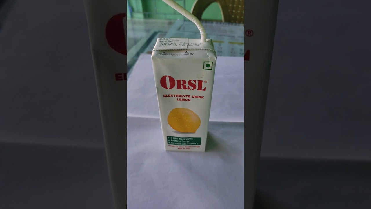 ORSL electrolyte drink lemon 🍋 flavour 