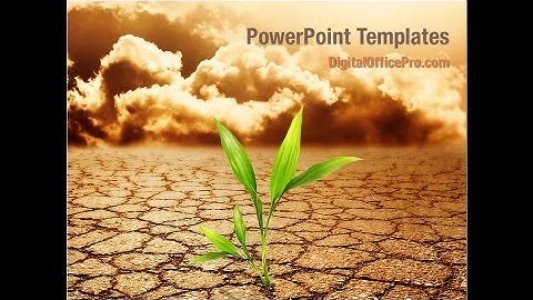 Survival In Desert PowerPoint Template Backgrounds - DigitalOfficePro #06680