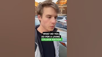 watch your back! #collegelife #streetinterview #studentloans #income #interview #collegecampus
