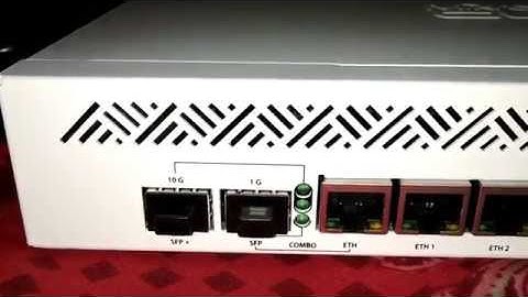 MikroTik CCR1009-7G-1C-1S+ Router Unboxing
