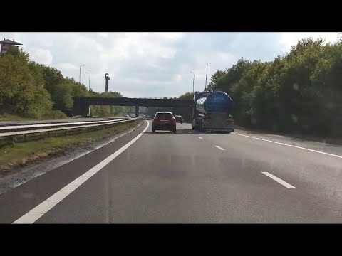 Dashcam Beelden Nunspeet  A28 Toerit Nunspeet ---»Knooppunt Hoevelaken »Nabij Leusden.